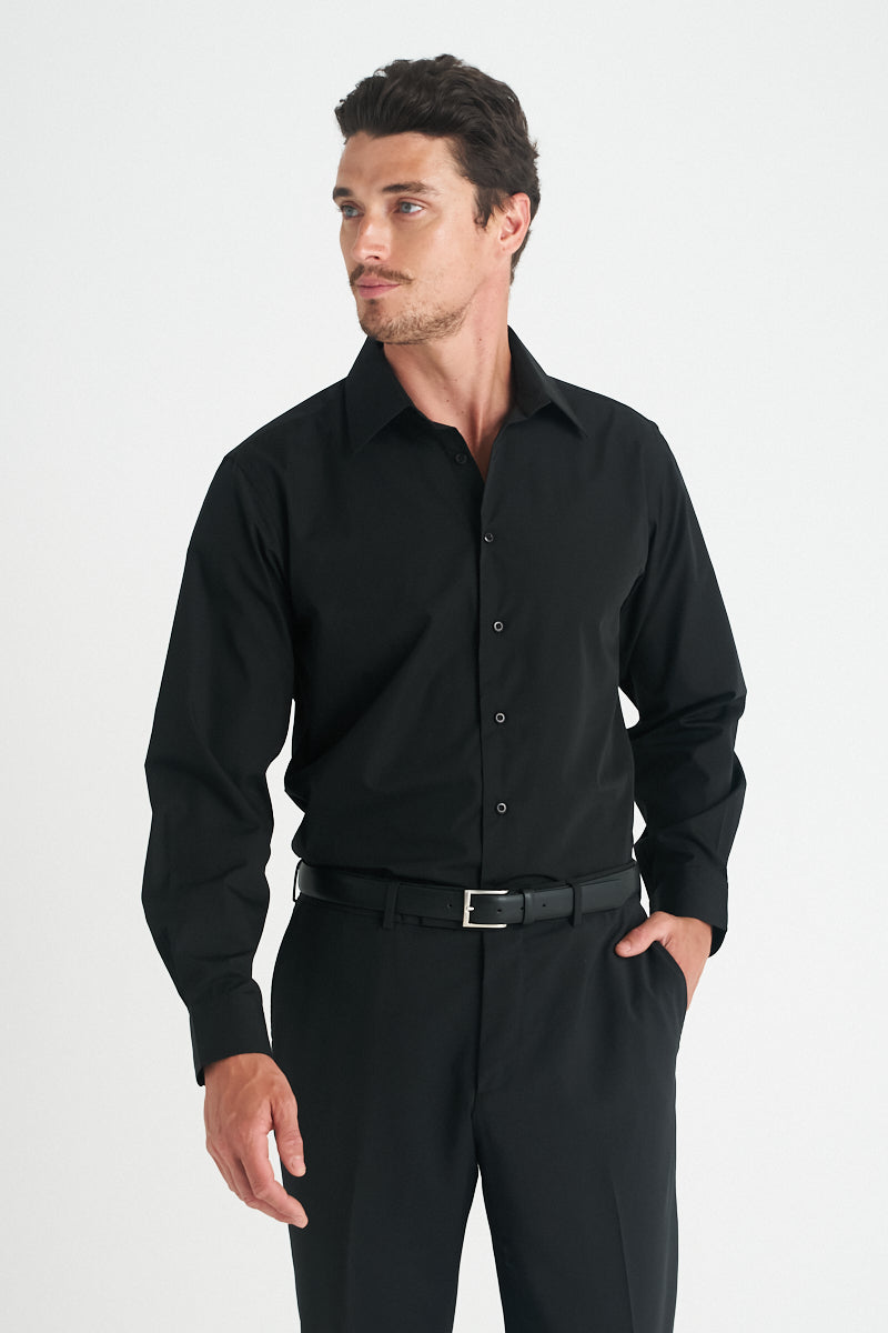identitee Blake Men's Long Sleeve Work Shirt - Model