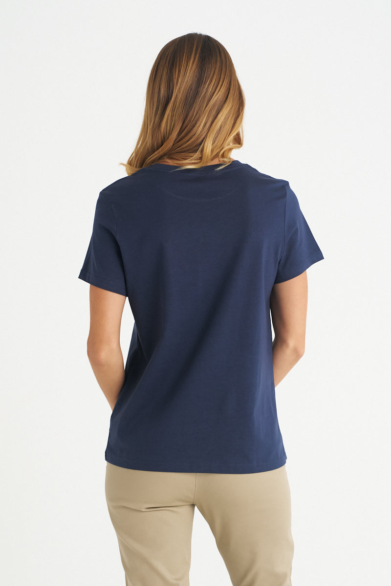 identitee Ella Women's Cotton T-Shirt - Model