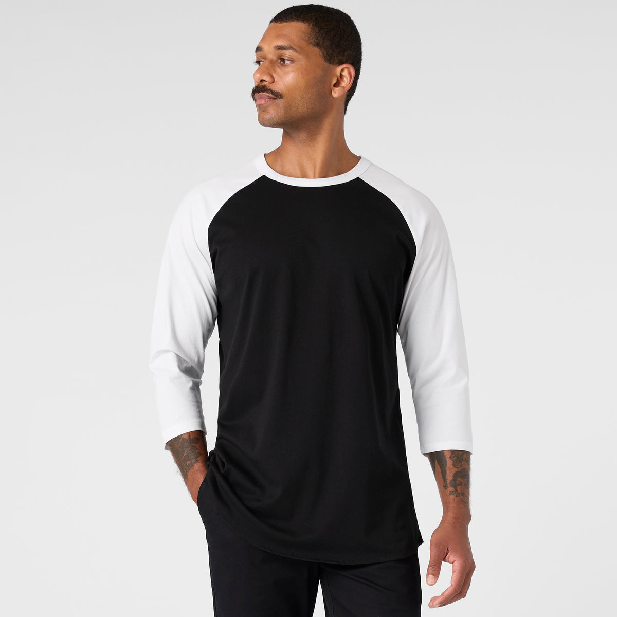 AS Colour Raglan T-Shirt - Model
