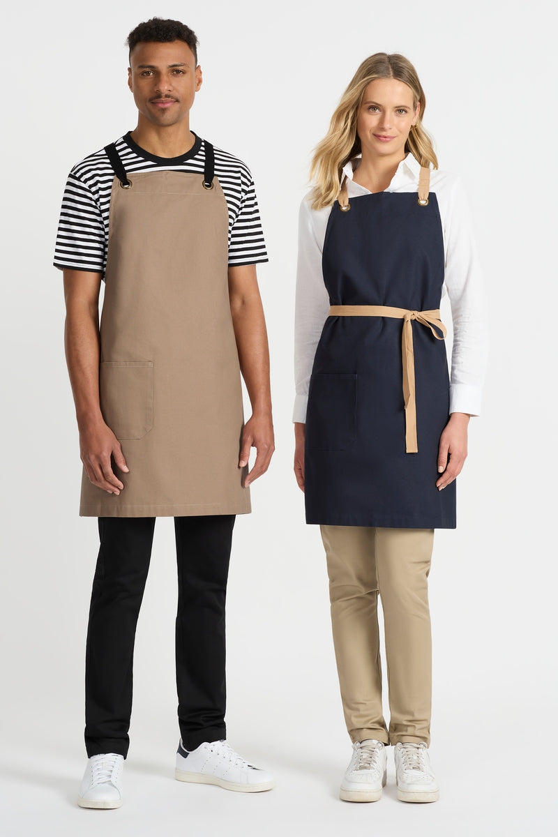 identitee Brooklyn Canvas Bib Apron - Model