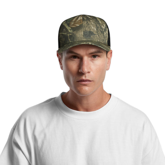 AS Colour Mesh Contrast Camo Trucker Cap - Model