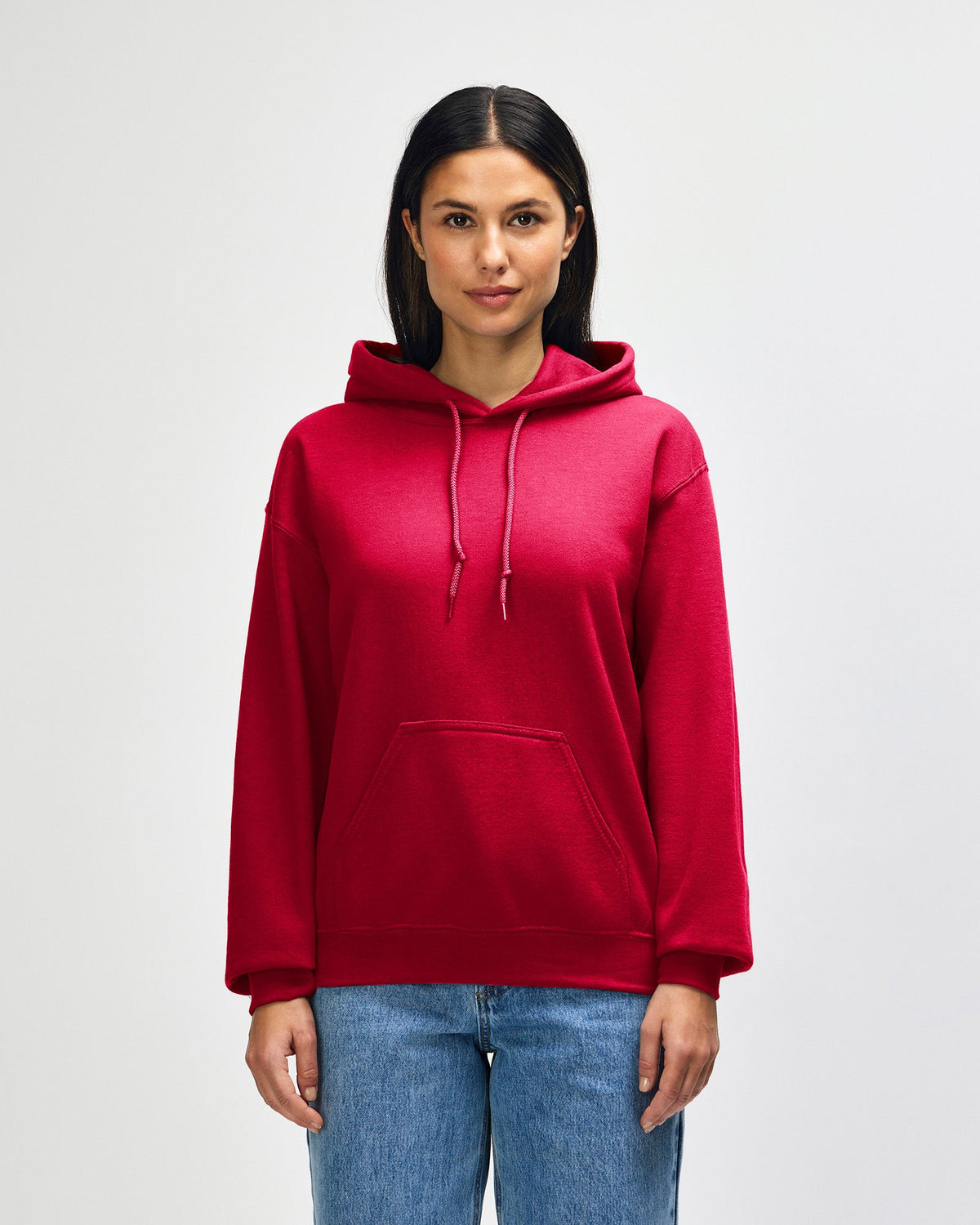 Gildan Heavy Blend Hoodie - Model Women Front