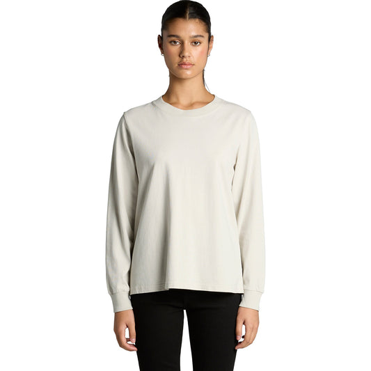 AS Colour Women's Heavy Faded LS T-Shirt - Model