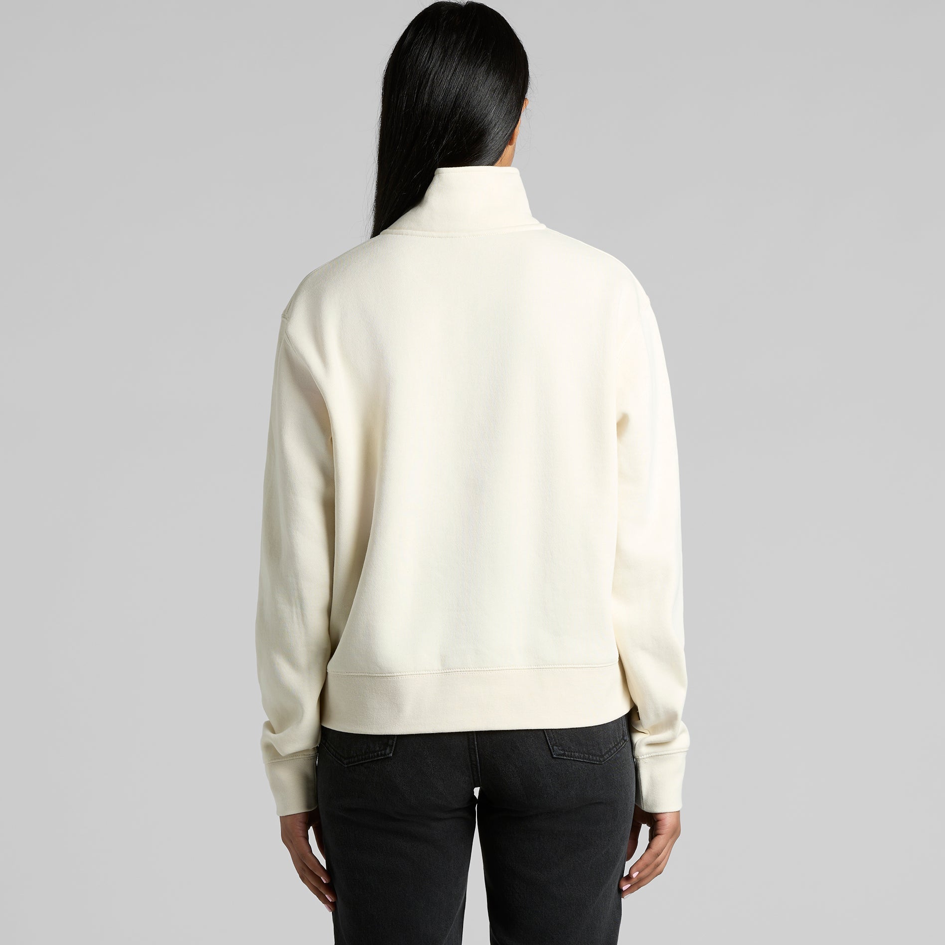 AS Colour Women's Stencil Half Zip Crew - Model Back