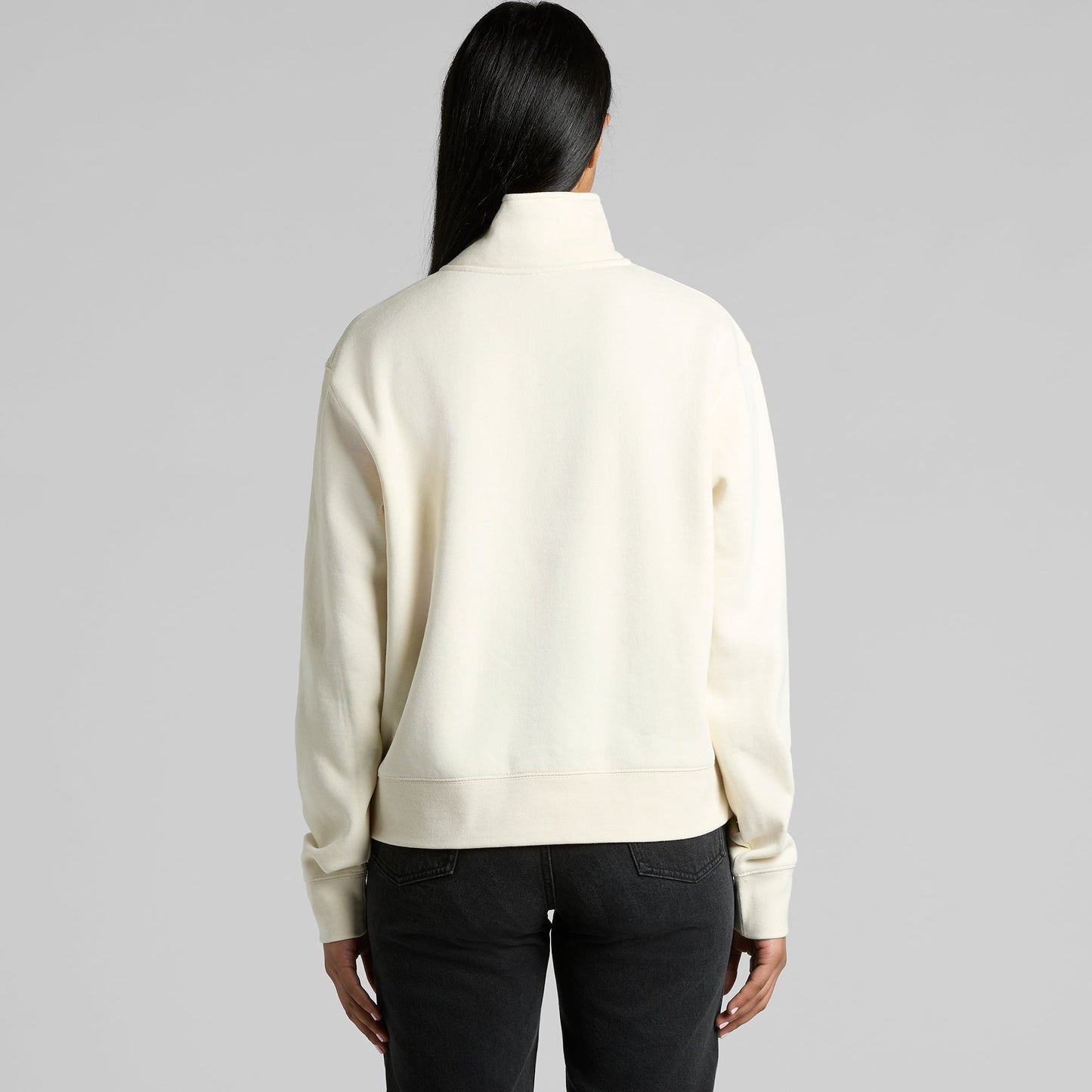 AS Colour Women's Stencil Half Zip Crew - Model Back
