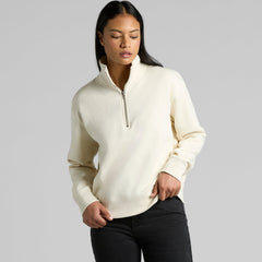 AS Colour Women's Stencil Half Zip Crew - Model Relaxed