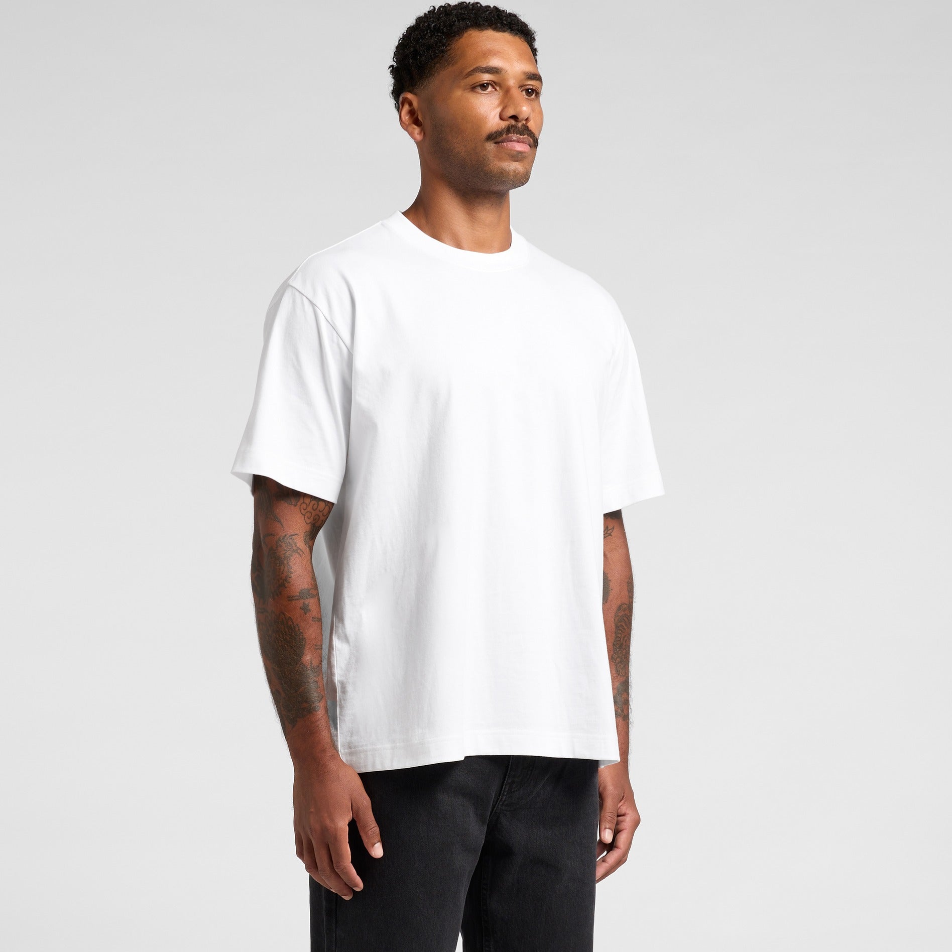 AS Colour Box Tee - Model Three Quarter