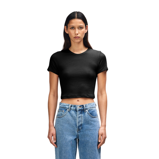 American Apparel Women's Crop T-Shirt