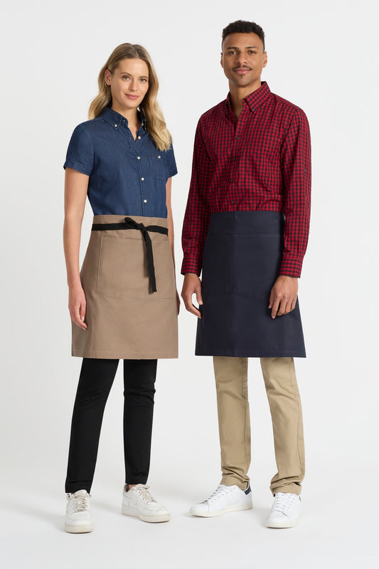 identitee Jimmy Canvas Waist Apron - Model